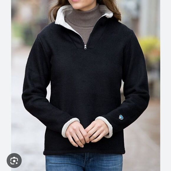 Kuhl Alfpaca Fleece 1/4 Zip Pullover Fleece Outdoor Jacket - Size Small - Picture 1 of 15